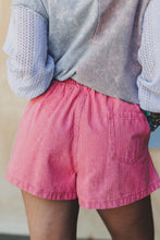 Made For Sunshine Pink Stripe Denim Shorts