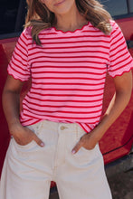 Looking Back Pink Scalloped Trim Shirt