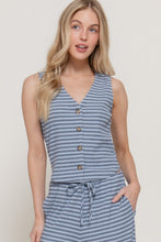 An Easy Start Blue Striped Varigated Rib Set