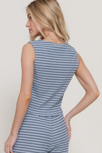 An Easy Start Blue Striped Varigated Rib Set