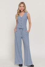 An Easy Start Blue Striped Varigated Rib Set