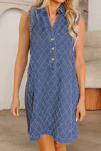 Pull Me In Textured Denim Mini Dress