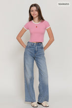 Everyday Cuteness Pink Ringer Top