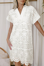 Darling Energy Eyelet Embroidered Mini Dress