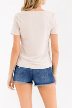 Say Less Ruched Ribbed Top