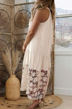Earthbound Beauty Floral Lace Halter Dress