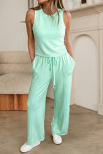 Chasing Saturday Tank Top Drawstring Pants Set