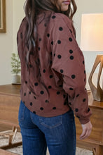 Worth Knowing Polka Dot Button Top