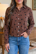 Worth Knowing Polka Dot Button Top
