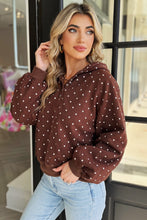 Just Because Brown Polka Dot Pullover