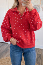 Just Because Red Polka Dot Pullover