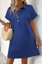 Set the Tone Navy Textured Mini Dress