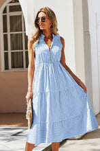 Summer Breeze Stripe Sleeveless Dress