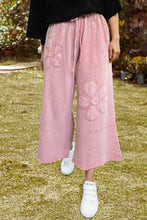 Felicity Flower Pant-DK PINK