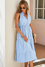 Summer Breeze Stripe Sleeveless Dress