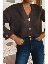 Mila Metal Button Sweater