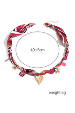 Valentines Scarf Necklace