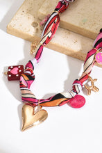 Valentines Scarf Necklace