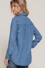 A New Story Denim Tencel Shirt