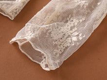 A Hopeful Notion Coffee Lace Top