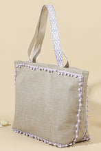 Boho Pom Pom Trim Bag