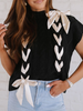 Casen Cable Knit Bow Sweater