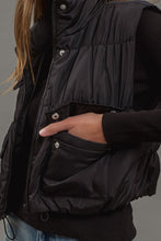 Briar Black Puffer Vest