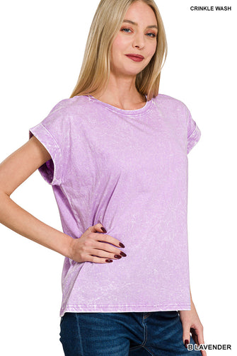 Certain Joy Lavender Mineral Wash Tee