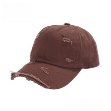 Dakota Distressed Cap-Brown