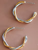 Gold Silver Hoops