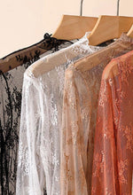 A Hopeful Notion Coffee Lace Top