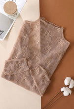 A Hopeful Notion Coffee Lace Top