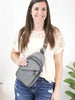 Make Life Easy - Charcoal Crossbody Sling Backpack