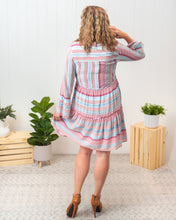 Easy to Love - Boho Tiered Striped Dress