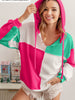 Pink/Mint Lightweight Hoodie