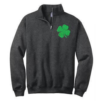 Shamrock -- JERZEES - Nublend Cadet Collar Quarter-Zip Sweatshirt