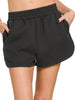 Sun's Out Black Scuba Shorts