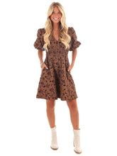 Blossoming Love Jacuard Floral Dress