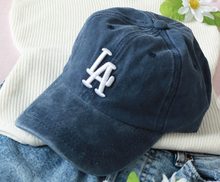 LA Embroidery Baseball Cap - Navy