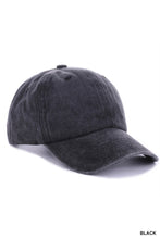 Vintage Baseball Cap-Black