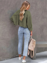 Wesley Waffle Jacket-Green