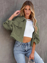 Wesley Waffle Jacket-Green