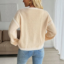 Coco Contrast Trim Sweater