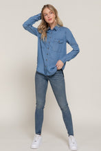 A New Story Denim Tencel Shirt