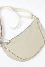 Natural Crescent Crossbody Bag