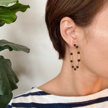 On Cloud Nine Earrings-Black