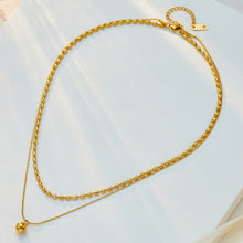 Gold Bead Necklace