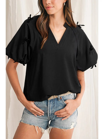 Boston Bow Sleeve Top