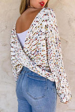 Chrissie Confetti Twist Sweater