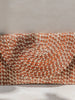 Clay Ombre Rattan Clutch